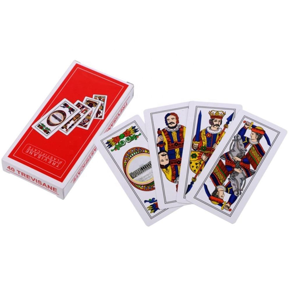 Italian Playing Cards Custom Logo Playing Cards PIACENTINE PLASTIFICATE