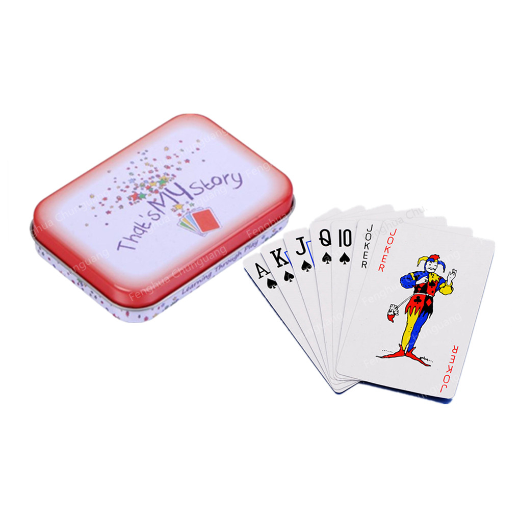 Playing Cards in Tin Box Pack