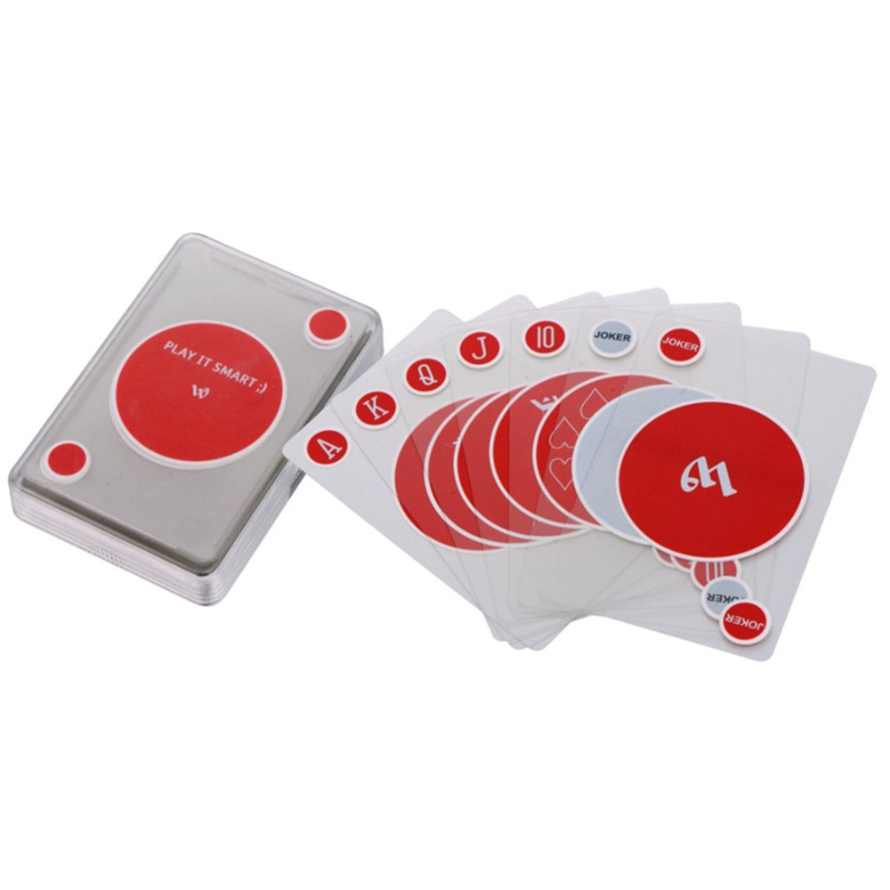 Plastic Transparent Playing Cards 